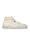 Dolce & Gabbana Vintage Mid Top Sneaker In Neutral