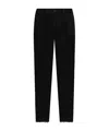 Dolce & Gabbana Distressed Hem Slim-fit Jeans In Black