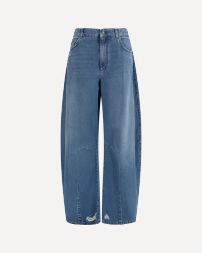 Dolce & Gabbana Distressed Jeans In Blue
