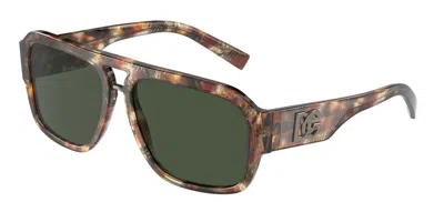 Pre-owned Dolce & Gabbana Dita Vastik Black Iron And Black/grey (dts441-a-02) Sunglasses In Green