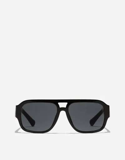 Dolce & Gabbana Dna - Essentials Sunglasses In Black