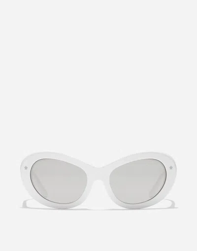 Dolce & Gabbana Kids' Dna Sunglasses In ホワイト