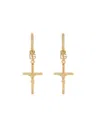 Dolce & Gabbana Dna Earrings In Brown