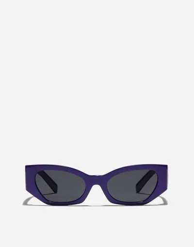 Dolce & Gabbana Dna Logo Sunglasses In Purple