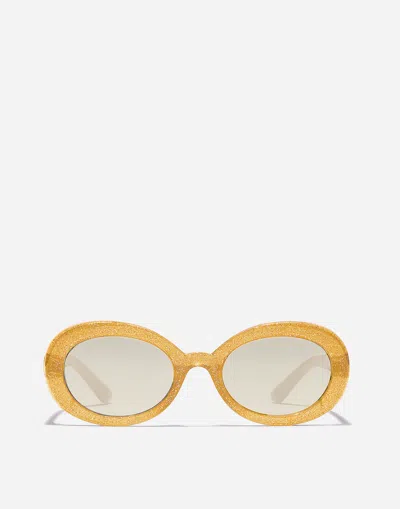 Dolce & Gabbana Kids' Dna Sunglasses In Yellow