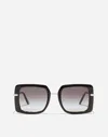 Dolce & Gabbana Dna Sunglasses In Black On Zebra Print
