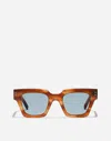 Dolce & Gabbana Tortoiseshell-pattern Square-frame Sunglasses In Brown