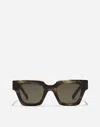 Dolce & Gabbana Tortoiseshell-pattern Sunglasses In Green