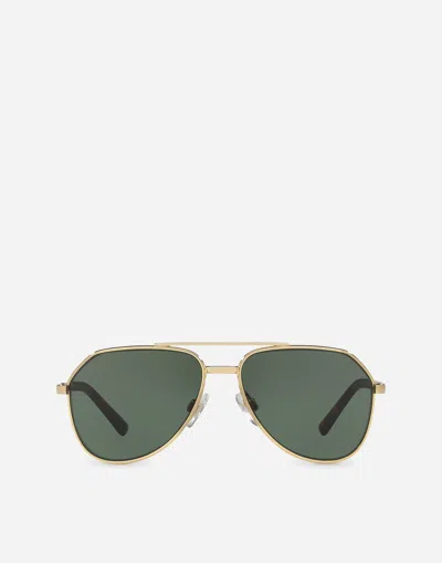 Dolce & Gabbana Dna Sunglasses In Gun Metal