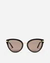 Dolce & Gabbana Dna Sunglasses In Havana On  Carretto Print