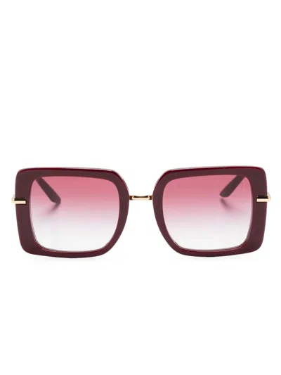 Dolce & Gabbana Dna Sunglasses In Red