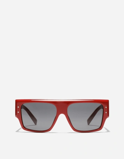 Dolce & Gabbana Dna Sunglasses In Red