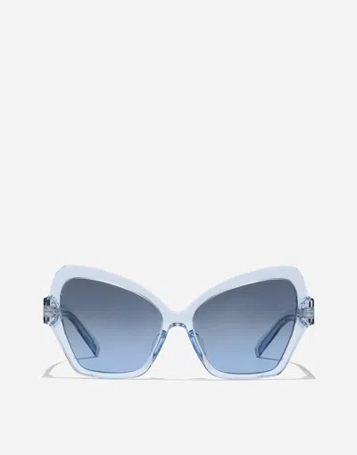 Dolce & Gabbana Cat-eye Sunglasses In Blue