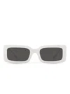 Dolce & Gabbana Womens White Dg6187 Rectangle-frame Injected Sunglasses In Multi