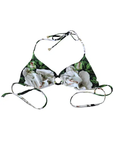 Dolce & Gabbana Dnu Cost  Bikini Top In Multi