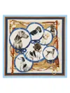 Dolce & Gabbana Dog-print Scarf In Neutrals