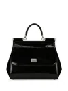 Dolce & Gabbana Kim Dolce&gabbana Medium Sicily Handbag In Black