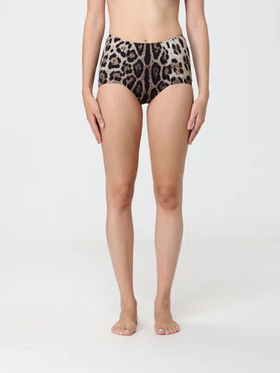 Dolce & Gabbana Leopard-print Bikini Brief In Animal Print