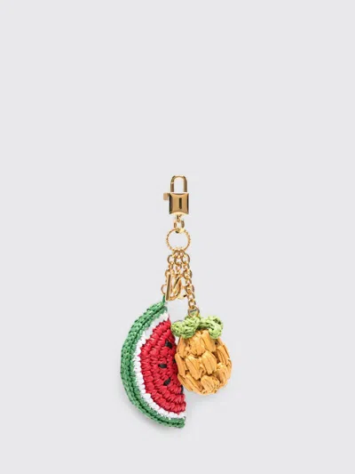 Dolce & Gabbana Carretto Keyring In Red