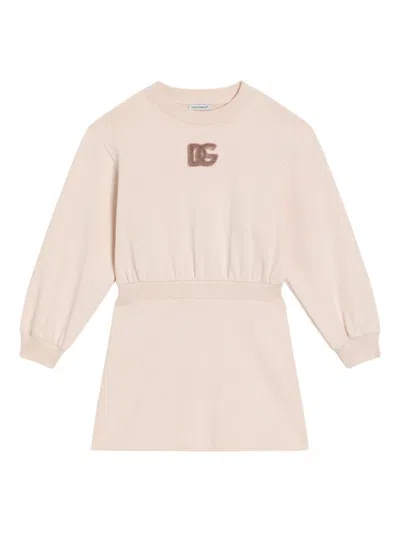 DOLCE & GABBANA DOLCE &AMP; GABBANA KIDS DRESS WITH DECORATION