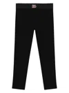 Dolce & Gabbana Dolce &amp; Gabbana Kids Leggings With Logo Band In Black