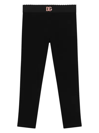 DOLCE & GABBANA DOLCE &AMP; GABBANA KIDS LEGGINGS WITH LOGO BAND