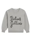 Dolce & Gabbana Kids Logo Sweater In Gray