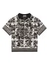 Dolce & Gabbana Dolce &amp; Gabbana Kids Shirt With Majolica Print In Multi