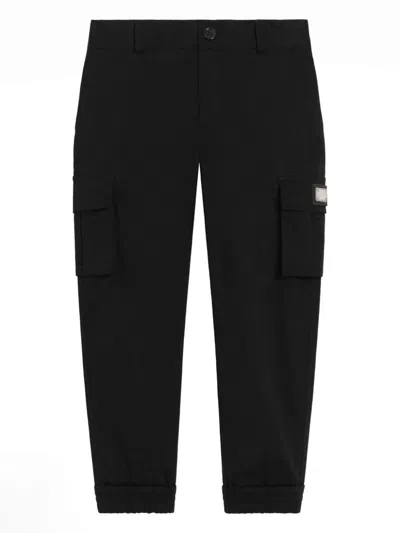 DOLCE & GABBANA DOLCE &AMP; GABBANA KIDS TROUSERS WITH CARGO POCKETS