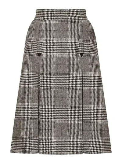 Dolce & Gabbana Dolce &amp Gabbana Longuette Skirt In Gray