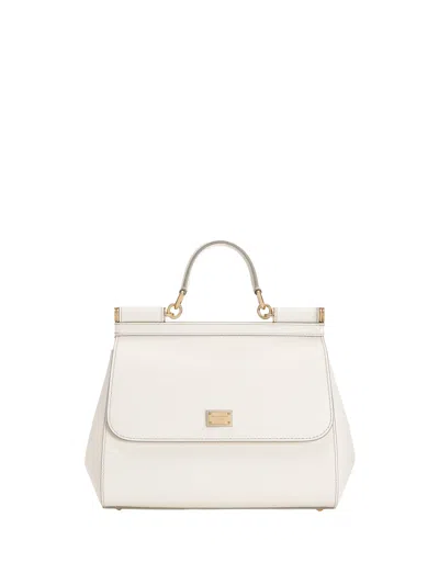 DOLCE & GABBANA DOLCE & GABBANA DOLCE &AMP; GABBANA SICILY LARGE DAUPHINE LEATHER HANDBAG