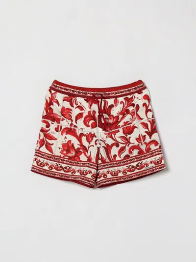 Dolce & Gabbana Kids'  アンダーウェア ボーイ カラー ルビー In Multi