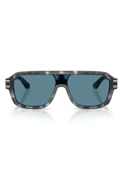 Dolce & Gabbana Dolce&gabbana 127mm Pilot Sunglasses In Blue