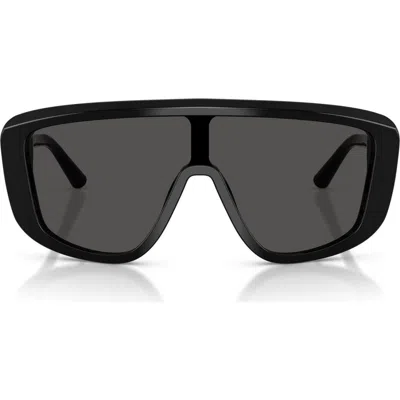 DOLCE & GABBANA DOLCE&GABBANA 128MM RECTANGULAR SHIELD SUNGLASSES