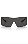 Dolce & Gabbana Shield-frame Sunglasses In Burgundy
