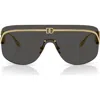 Dolce & Gabbana Logo-plaque Shield Sunglasses In Neutral