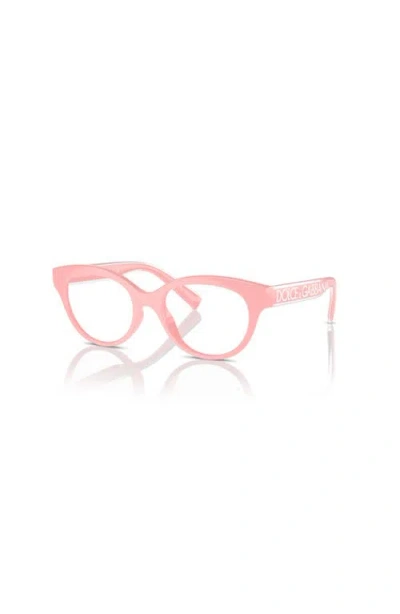 Dolce & Gabbana Dolce&gabbana 46mm Phantos Optical Glasses In Pink