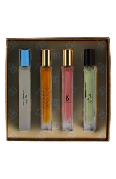 Dolce & Gabbana Dolce&gabbana 4-piece Fragrance Gift Set In Transparent