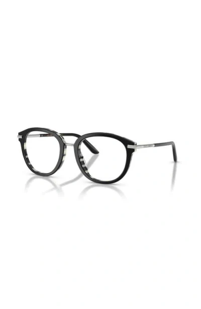 Dolce & Gabbana Dolce&gabbana 50mm Phantos Optical Glasses In Black