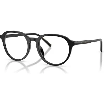 Dolce & Gabbana Dolce&gabbana 50mm Phantos Optical Glasses In Black