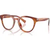 Dolce & Gabbana Dolce&gabbana 50mm Phantos Optical Glasses In Brown