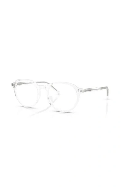 Dolce & Gabbana Dolce&gabbana 50mm Phantos Optical Glasses In Transparent