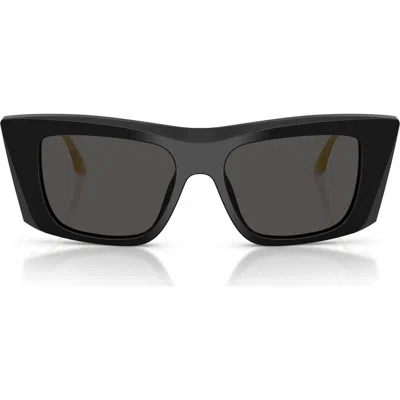 Dolce & Gabbana Dolce&gabbana 51mm Cat Eye Sunglasses In Black