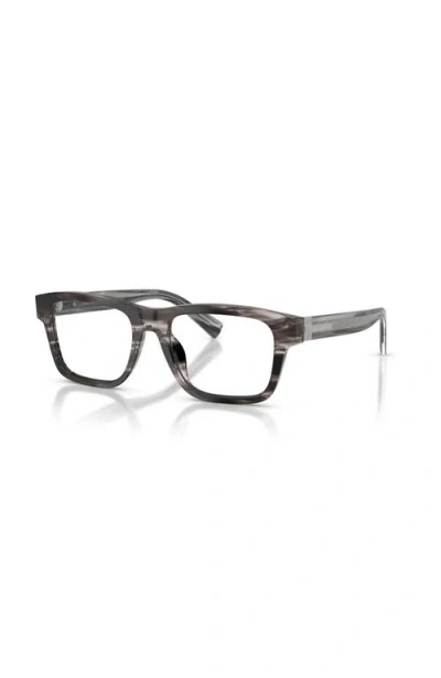 Dolce & Gabbana Dolce&gabbana 51mm Rectangle Optical Glasses In Brown