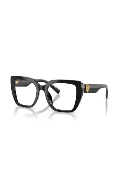 Dolce & Gabbana Dolce&gabbana 51mm Square Optical Glasses In Black