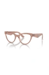 Dolce & Gabbana Women's Butterfly Eyeglasses, Dg3372 52 In Brown