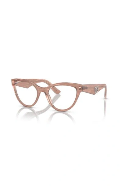 DOLCE & GABBANA DOLCE&GABBANA 52MM BUTTERFLY OPTICAL GLASSES