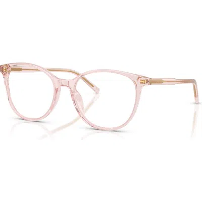 Dolce & Gabbana Dolce&gabbana 52mm Butterfly Optical Glasses In Pink