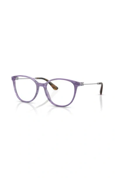 Dolce & Gabbana Dolce&gabbana 52mm Butterfly Optical Glasses In Purple
