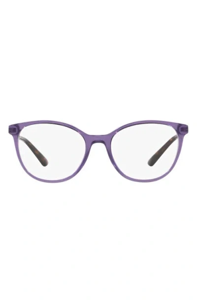 Dolce & Gabbana Dolce&gabbana 52mm Butterfly Optical Glasses In Purple